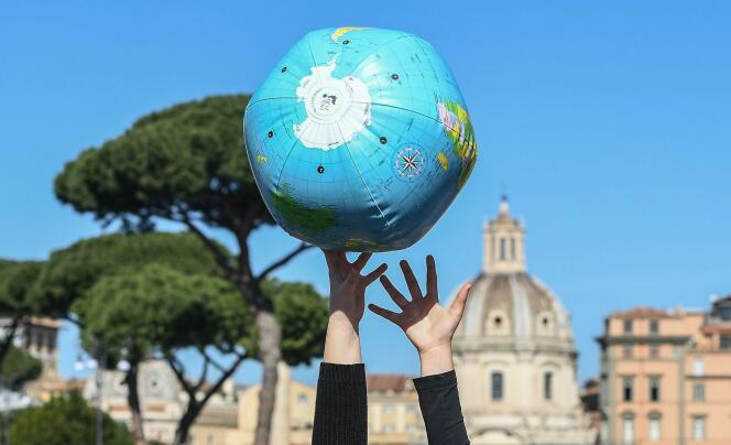 Marche pour le climat, à Rome, le 15 mars.