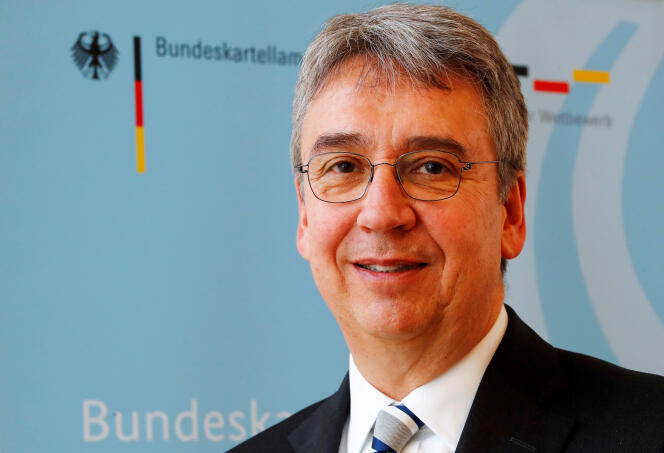 Andreas Mundt, le patron de l’autorité de la concurrence allemande, à Bonn (ouest de l’Allemagne), le 7 février.