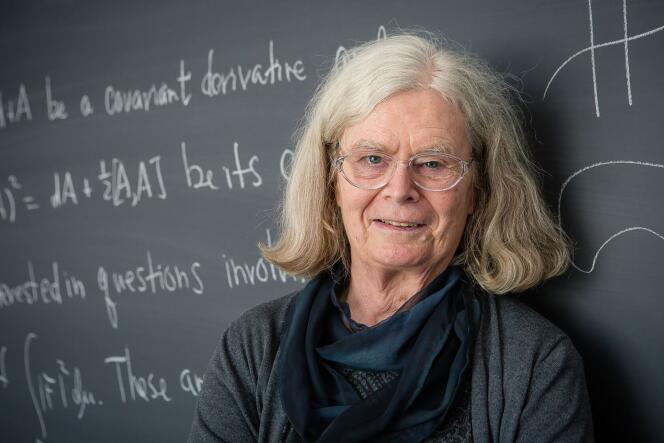 La mathématicienne américaine Karen Uhlenbeck, spécialiste des équations aux dérivées partielles, à Princeton (New Jersey), le 18 mars.