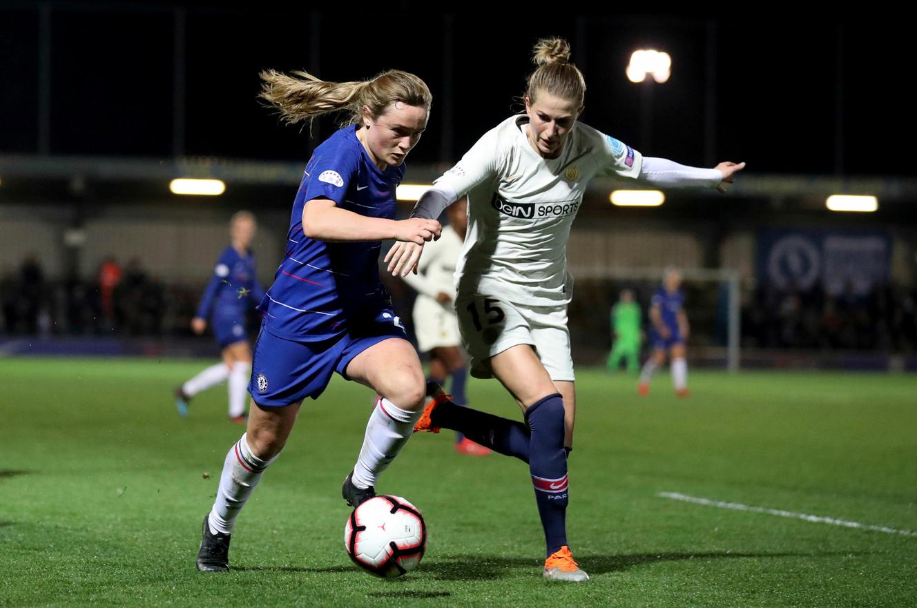 Football féminin  le PSG battu par Chelsea 20
