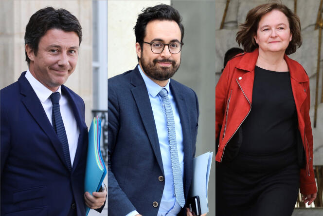 Benjamin Griveaux, Mounir Mahjoubi et Nathalie Loiseau ont quitté le gouvernement le 27 mars.