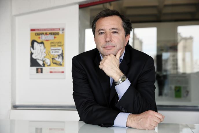 Pierre Fraidenraich, en avril 2014, dans les locaux de « Libération », à Paris.