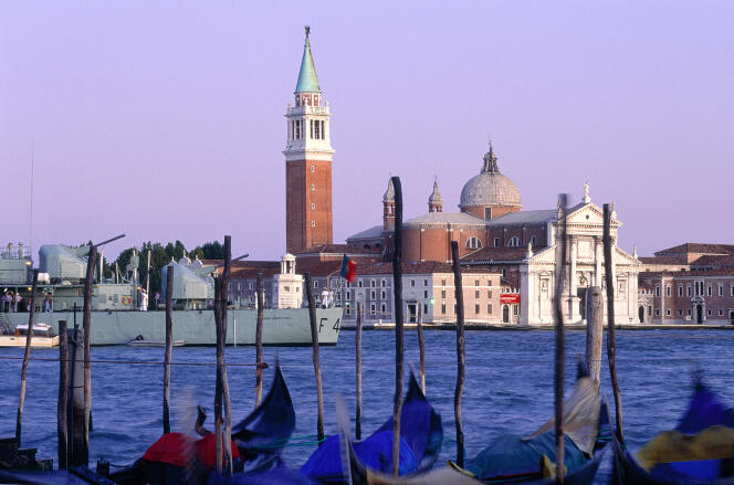 La basilique San Giorgio Maggiore de Venise.