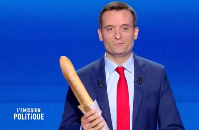 Florian Philippot, lors du débat sur France 2, jeudi 4 avril.