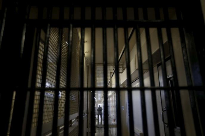Le couloir de la mort de la prison de San Quentin, en Californie, en XNUMX.