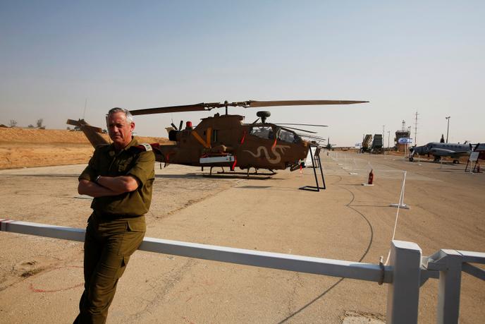 Benny Gantz, le 30 avril à la base aérienne de Hatzerim.