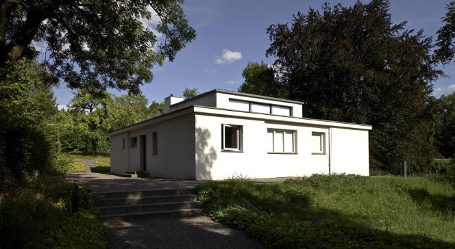 La maison am Horn, dessinée par Georg Muche, à Weimar (Allemagne).