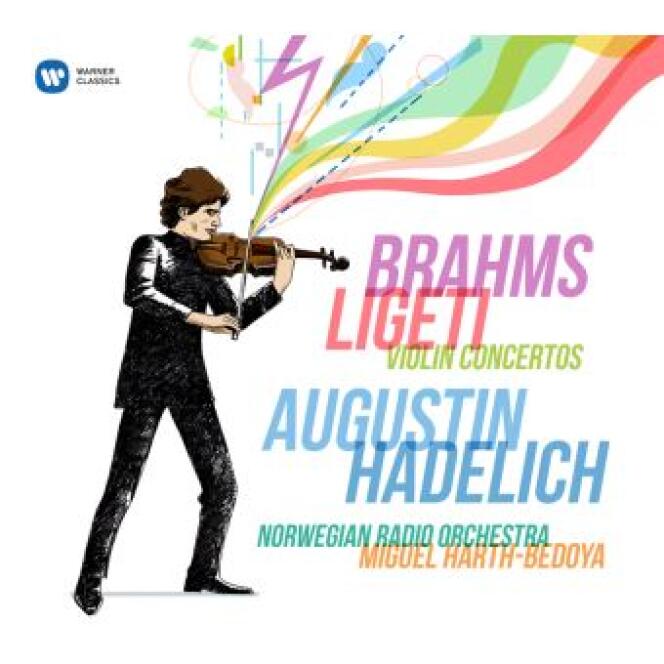 Pochette de l’album consacré à Brahms et Ligeti par le violoniste Augustin Hadelich.