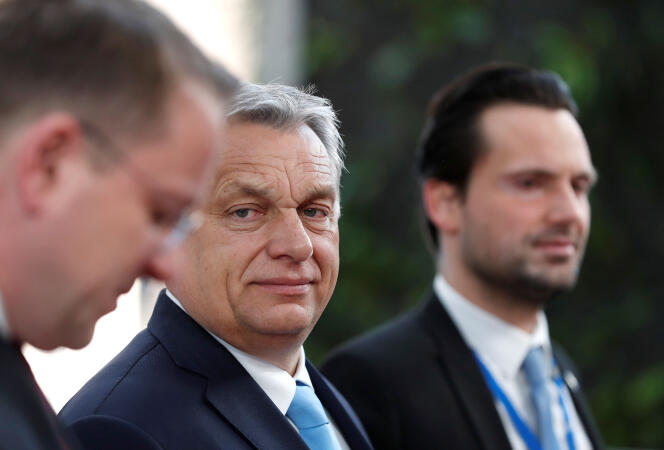 Le premier ministre hongrois Viktor Orban, à son arrivée à un conseil européen d’urgence sur le Brexit, à Bruxelles, le 10 avril.