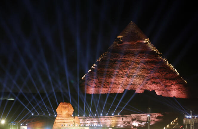 Les pyramides de Gizeh, lieu du tirage au sort de la CAN 2019, le 12 avril.