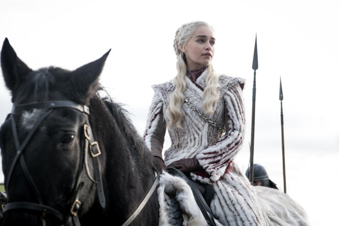Daenerys Targaryen (Emilia Clarke), un des personnages principaux de la série « Game of Thrones ».
