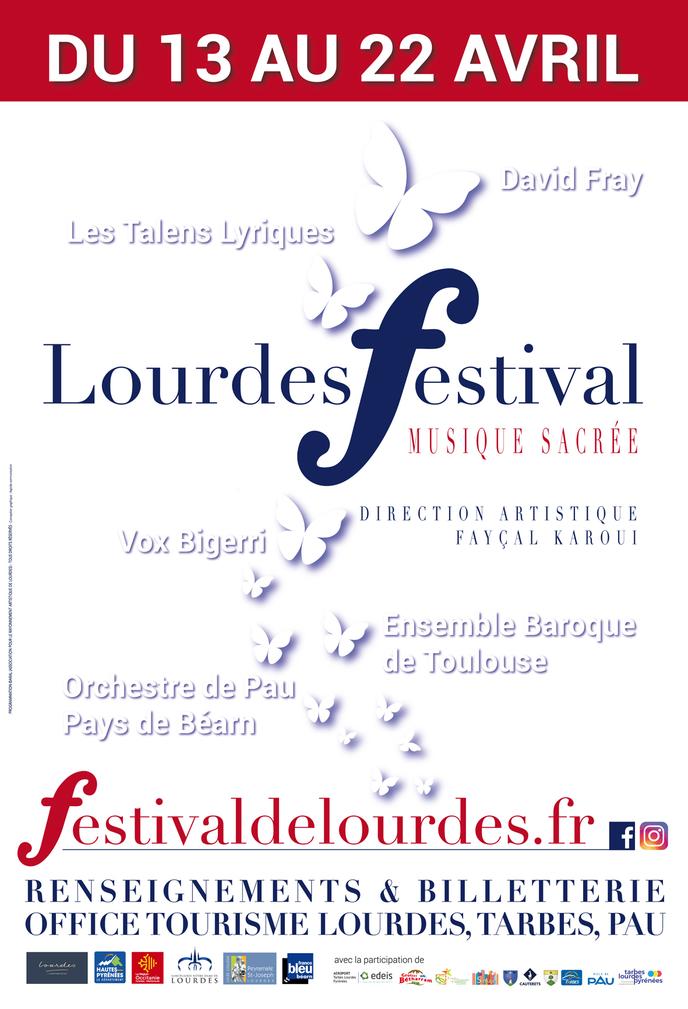 The festival of sacred music Lourdes (Hautes-Pyrénées) is held from April 13 to 22 at the Sanctuary Basilica of the Rosary, the Caves of Betharram.