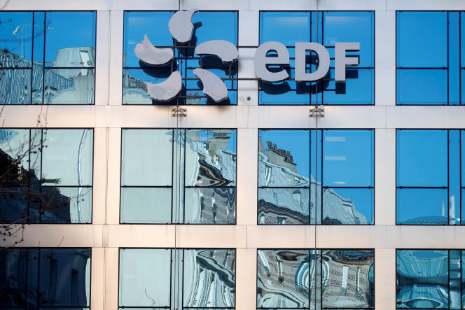 Le siège d’EDF à Paris le 15 février.