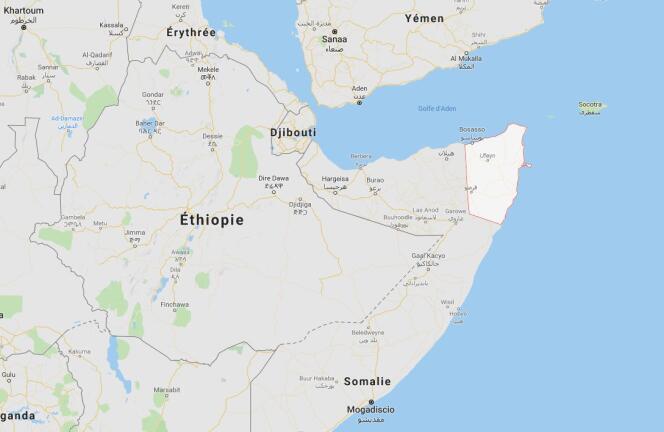 La région de Bari, en Somalie, où a été tué le commandant de l’Etat islamique par l’Africom, le 14 avril 2019.