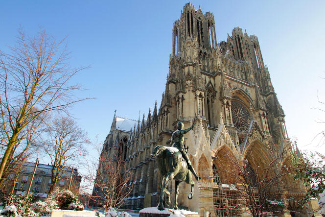 La cathédrale de Reims (Marne), le 9 décembre 2010.