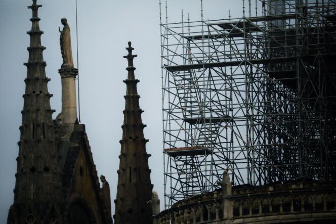 Notre-Dame de Paris, au lendemain de l’incendie, le 16 avril.
