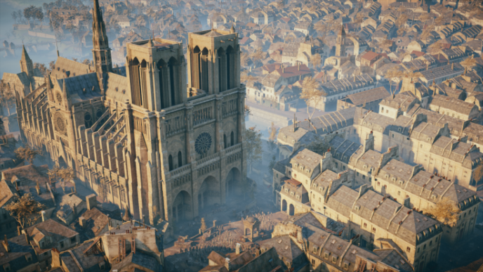 Pour beaucoup de personnes, notamment à l’étranger, la reconstitution de Paris par Ubisoft dans « Assassin’s Creed Unity » a été le premier contact intime avec Notre-Dame.