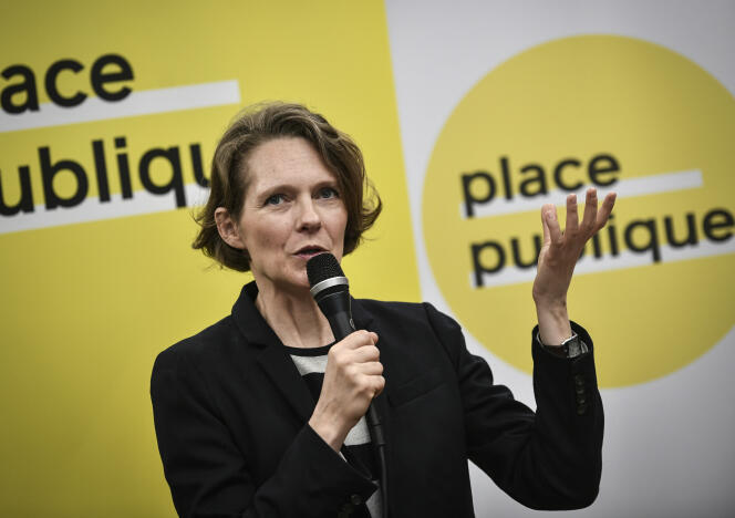 Claire Nouvian, cofondatrice de Place publique,  à Paris, le 15 mars.