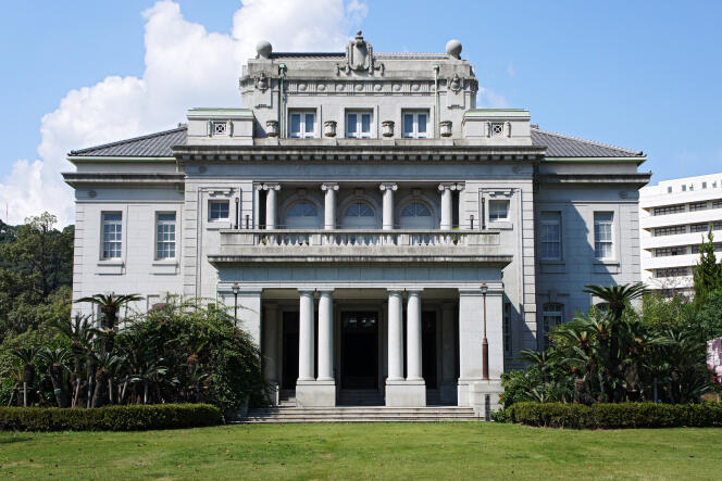 Un bâtiment de style néoclassique, construit en 1925 à Kagoshima,au Japon.