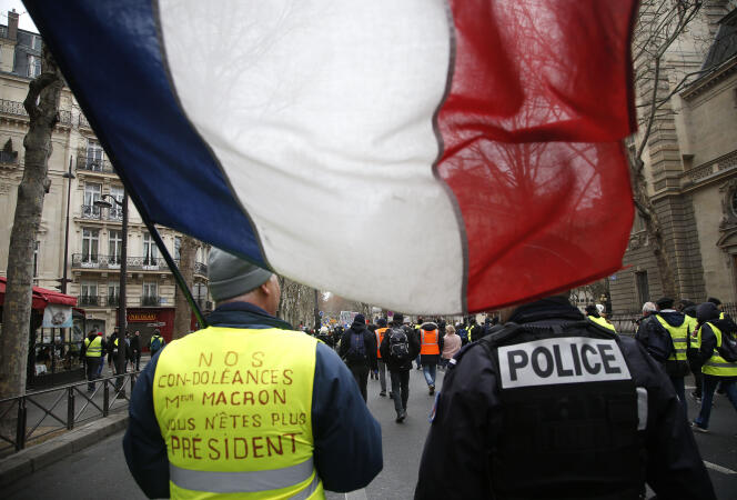 Manifestation de « gilets jaunes » le 26 janvier à Paris.