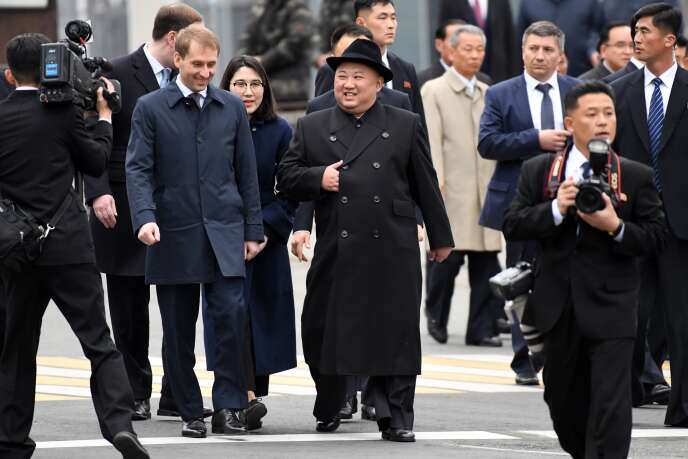 Le président nord-coréen Kim Jong-un, le 24 avril à Vladivostok.