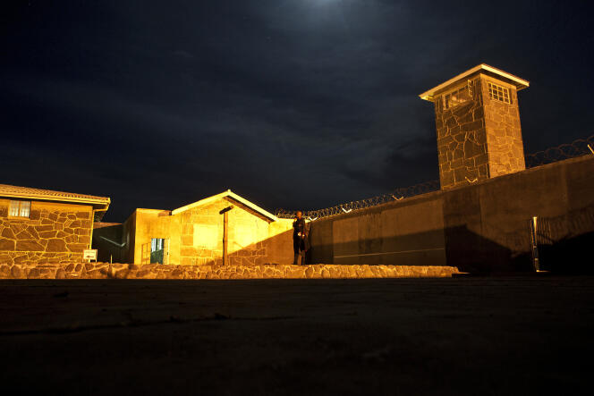 La prison de Robben Island, située au large du Cap, où Nelson Mandela fut incarcéré pendant dix-huit ans. Ici, en décembre 2013.