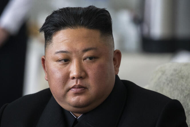 Kim Jong-un, le dirigeant nord-coréen, le 24 avril, à Khasan, en Russie.