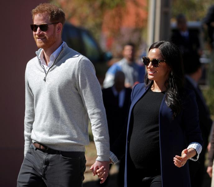 Le prince Harry et Meghan, duchesse de Sussex, au Maroc, le 24 février 2019.