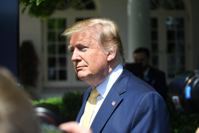 Donald Trump à la Maison Blanche, à Washington, le 7 mai.