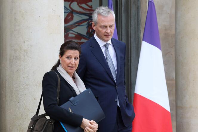 Agnès Buzyn, ministre des Solidarités et de la Santé, et Bruno Le Maire, ministre des finances.