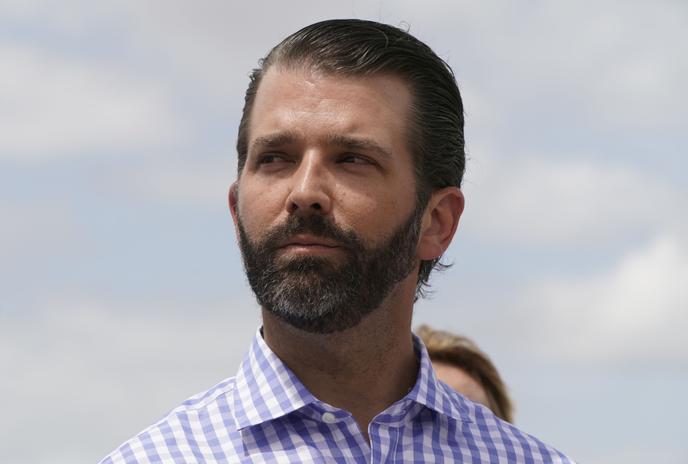 Donald Trump Junior, le 29 mars, à Canal Point en Floride.