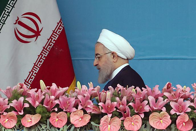 Le président iranien, Hassan Rohani, à Téhéran, le 18 avril 2019.