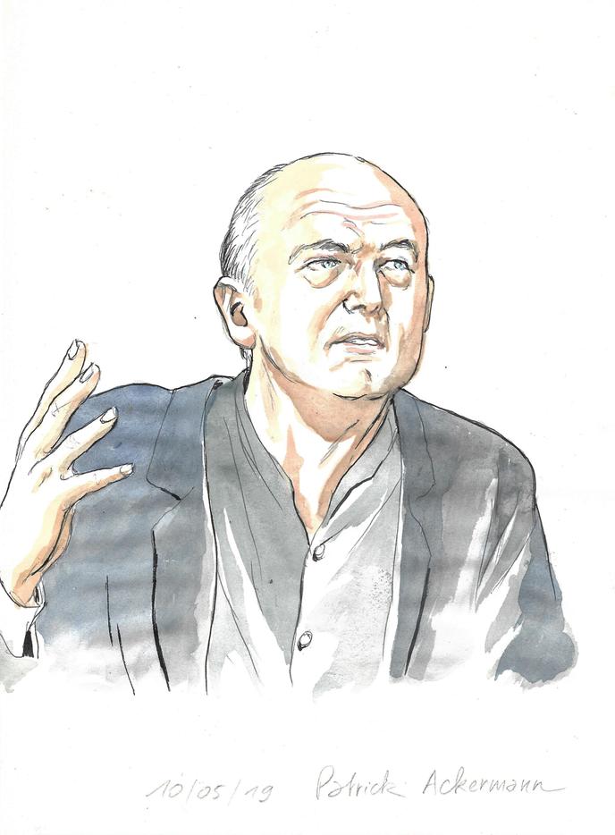 Patrick Ackermann, délégué syndical SUD, le 9 mai.