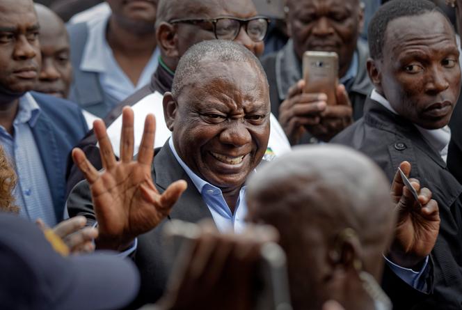 Le président sud-africain, Cyril Ramaphosa, le 8 mai à Johannesburg.