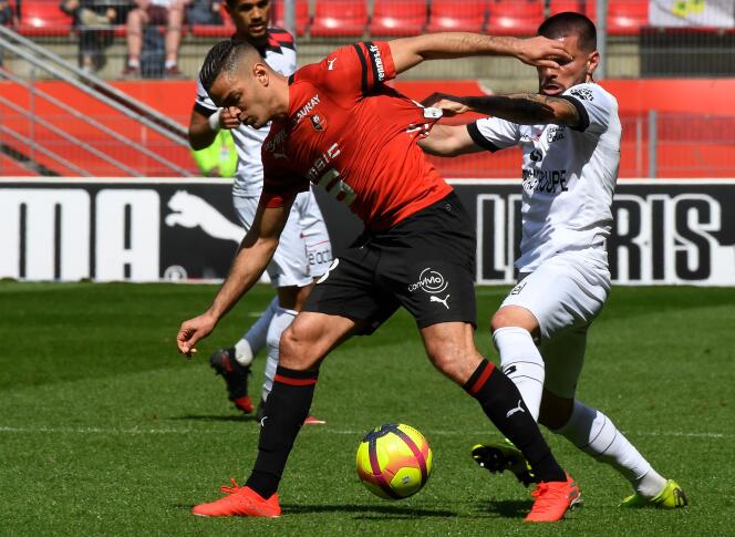 Hatem Ben Arfa, contre Guingamp, le 12 mai 2019.