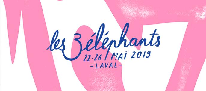 Festival poster The 3 Elephants.