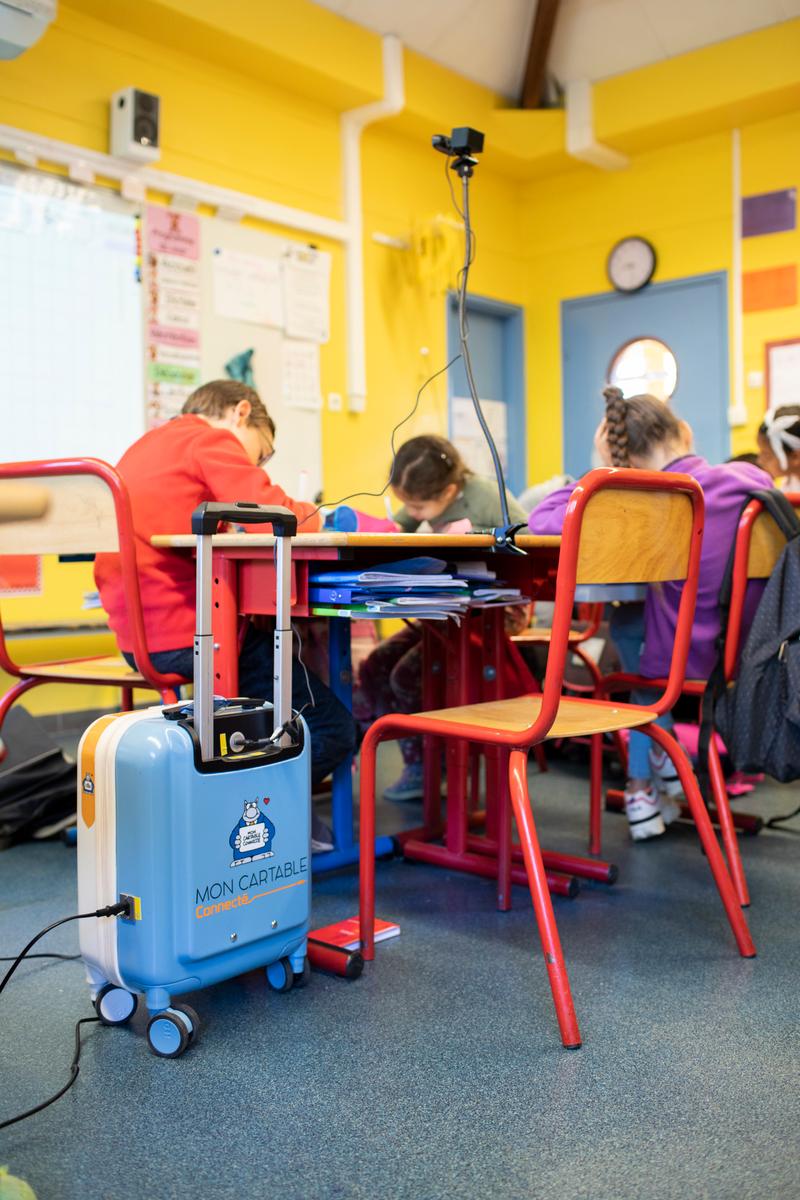 Avec Mon Cartable connecté, les enfants malades gardent leur classe