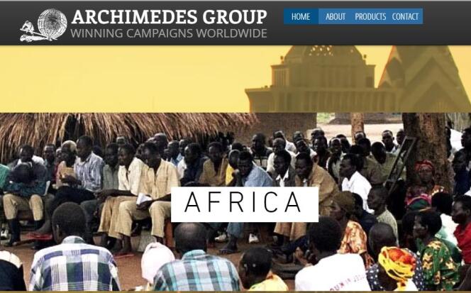 Le site de l’entreprise Archimedes Group.