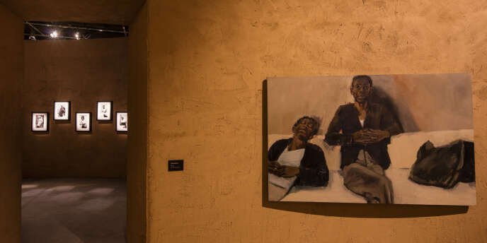 Pavillon du Ghana, 58e Biennale de Venise, œuvre de Lynette Yiadom-Boakye.