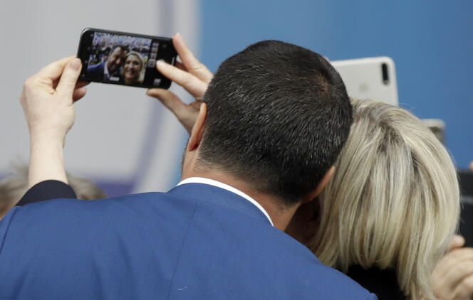 Matteo Salvini et Marine Le Pen, le 18 mai à Milan.