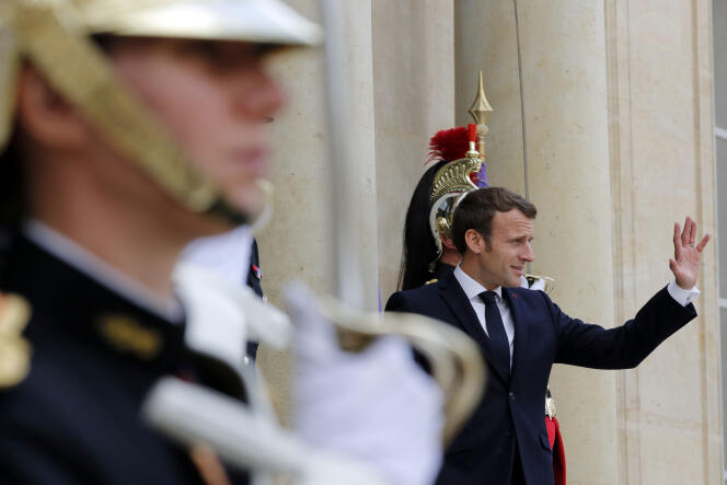 Emmanuel Macron, à l’Elysée, le 20 mai.