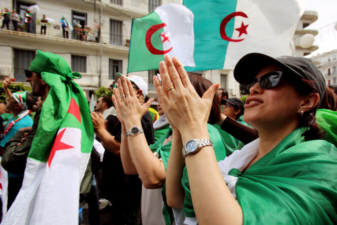 Manifestation à Alger, le 17 mai 2019, contre le pouvoir en place.