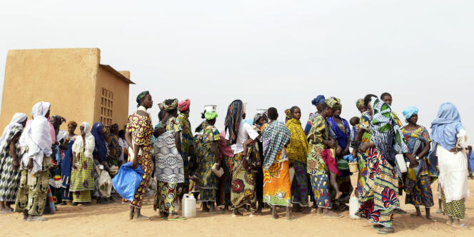 Camp de réfugiés à Menteao, près de la frontière malienne en janvier 2013.