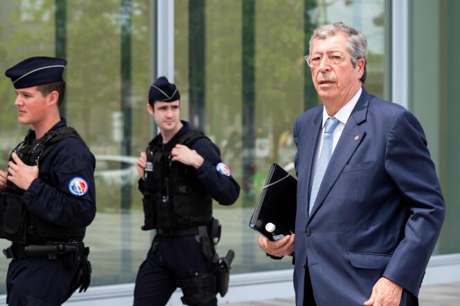 Patrick Balkany arrive au Palais de justice de Paris, le 22 mai.