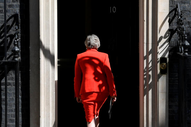 La première ministre britannique Theresa May après avoir annoncé qu’elle démissionnerait le 7 juin, ici le 24 mai 2019 à Londres.