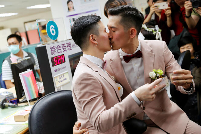 Shane Lin et Marc Yuan se sont mariés vendredi 24 mai à Taïwan.