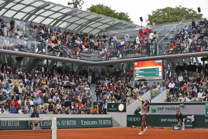 Le court Simonne Mathieu, inauguré à Roland-Garros en 2019.