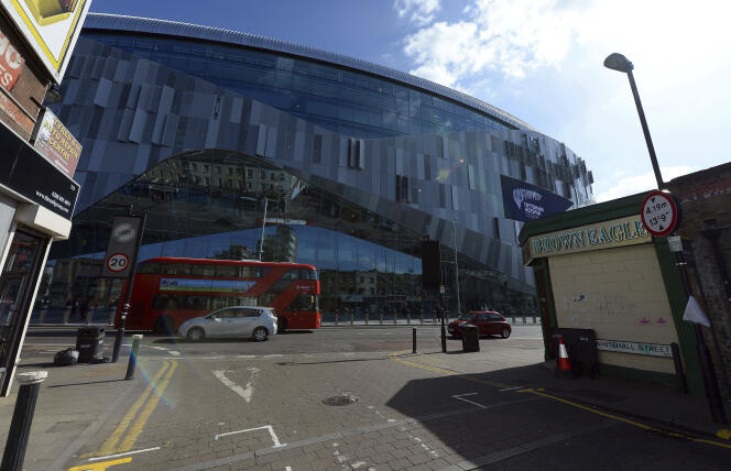 Le nouveau stade du club de Tottenham, White Hart Lane, à Londres (Royaume-Uni), le 24 mars 2019.