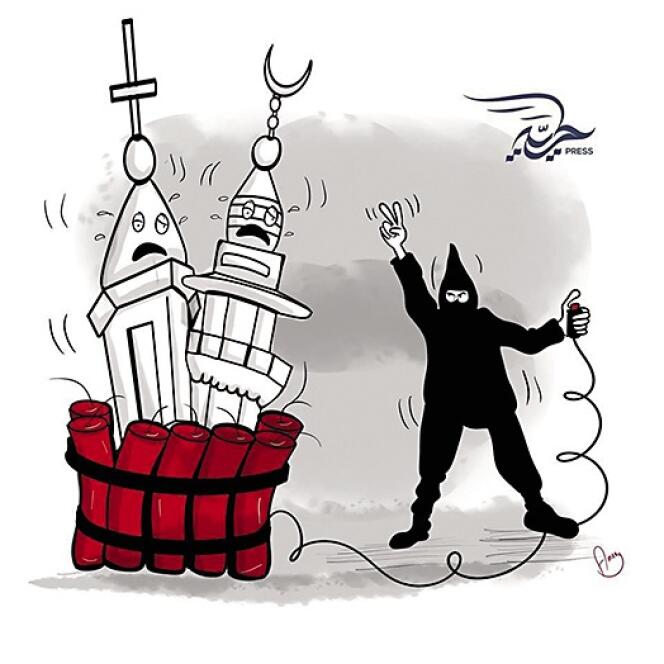L'un des nombreux dessins réalisés par la dessinatrice syrienne.