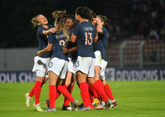 L’équipe de France face à la Chine, en match amical,le 31 mai 2019.